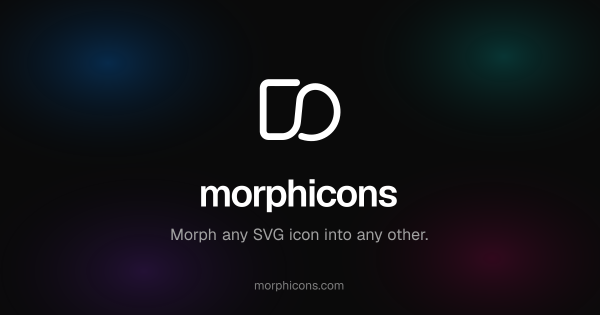morphicons website preview